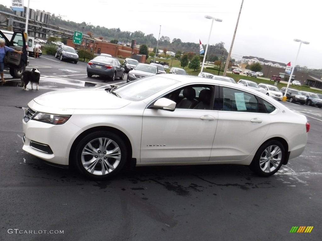2014 Impala LT - White Diamond Tricoat / Jet Black/Brownstone photo #6