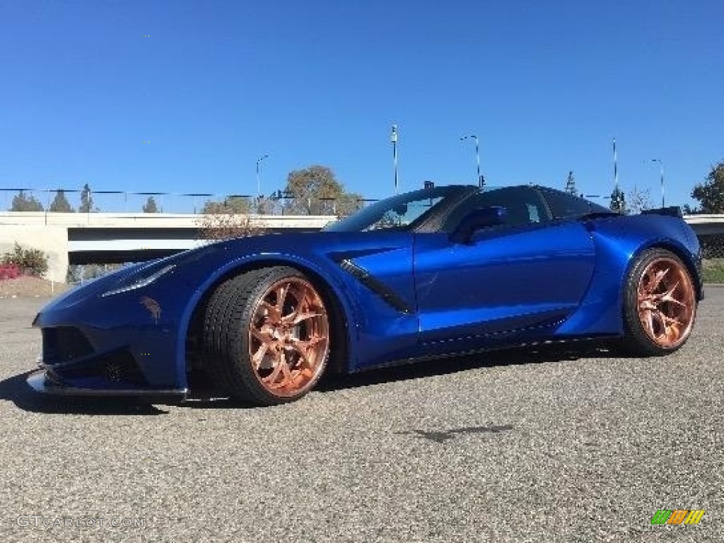 Laguna Blue Metallic 2016 Chevrolet Corvette Stingray Coupe Exterior Photo #123253444