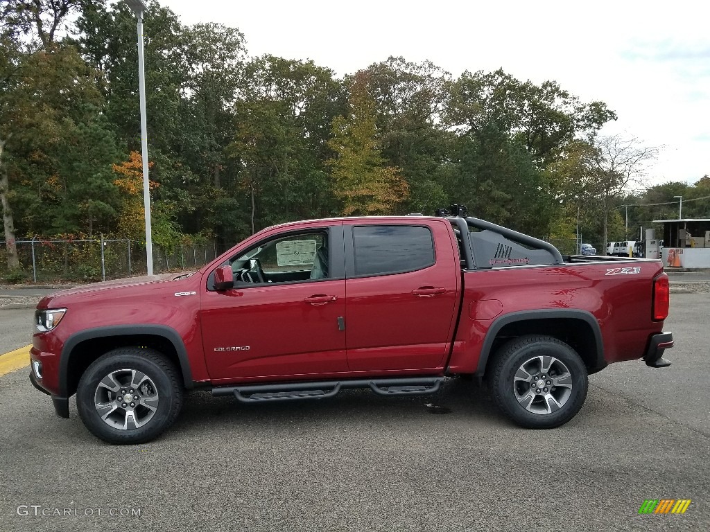Cajun Red Tintcoat 2018 Chevrolet Colorado Z71 Crew Cab 4x4 Exterior Photo #123254362