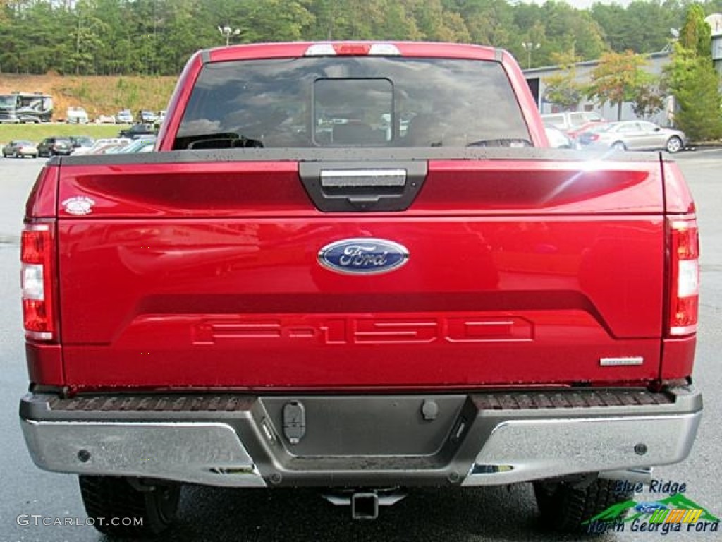 2018 F150 XLT SuperCrew 4x4 - Ruby Red / Earth Gray photo #4
