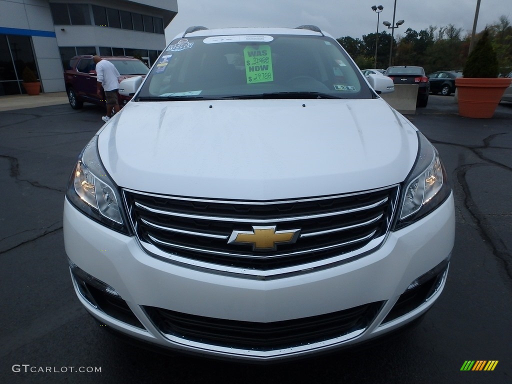 2016 Traverse LT AWD - Iridescent Pearl Tricoat / Ebony photo #13