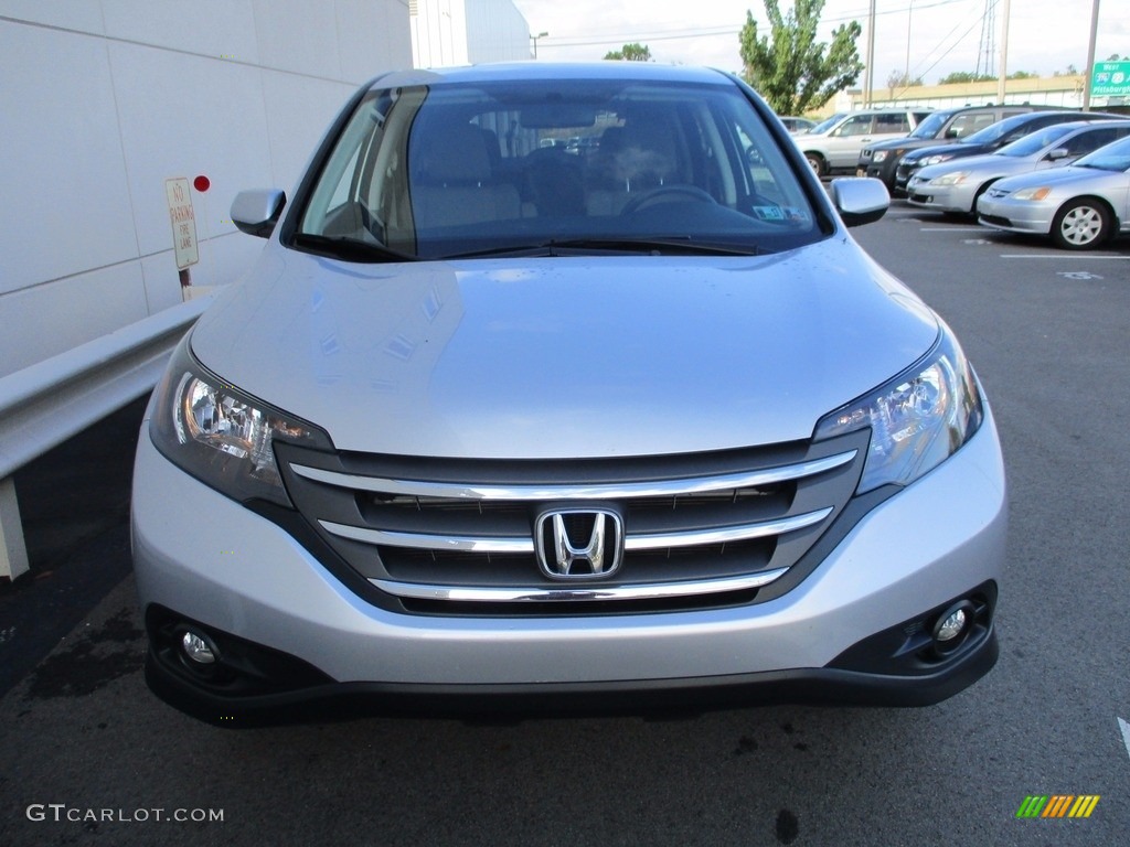 2014 CR-V EX AWD - Alabaster Silver Metallic / Gray photo #8