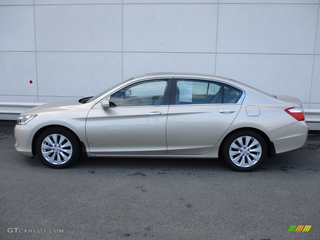 2015 Accord EX-L Sedan - Champagne Frost Pearl / Ivory photo #2