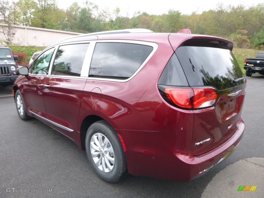 2018 Pacifica Touring L - Velvet Red Pearl / Cognac/Alloy/Toffee photo #3