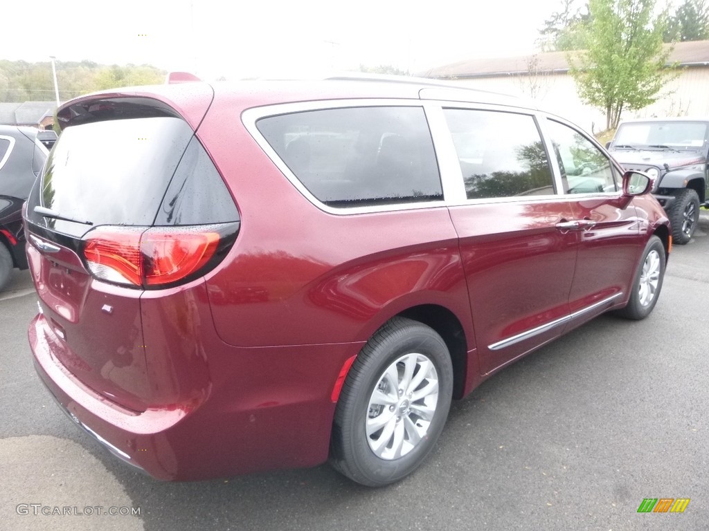 2018 Pacifica Touring L - Velvet Red Pearl / Cognac/Alloy/Toffee photo #5