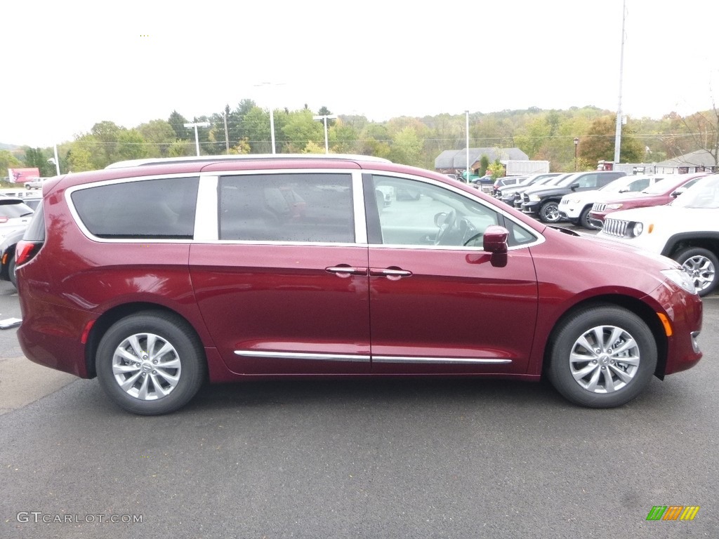 2018 Pacifica Touring L - Velvet Red Pearl / Cognac/Alloy/Toffee photo #6