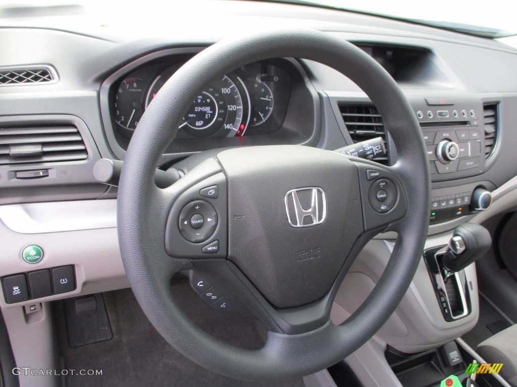 2014 CR-V LX AWD - Basque Red Pearl II / Gray photo #13