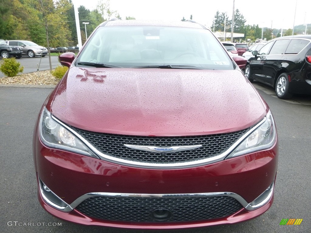 2018 Pacifica Touring L - Velvet Red Pearl / Cognac/Alloy/Toffee photo #8