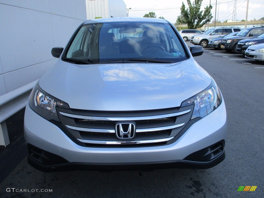 2013 CR-V LX AWD - Alabaster Silver Metallic / Gray photo #6