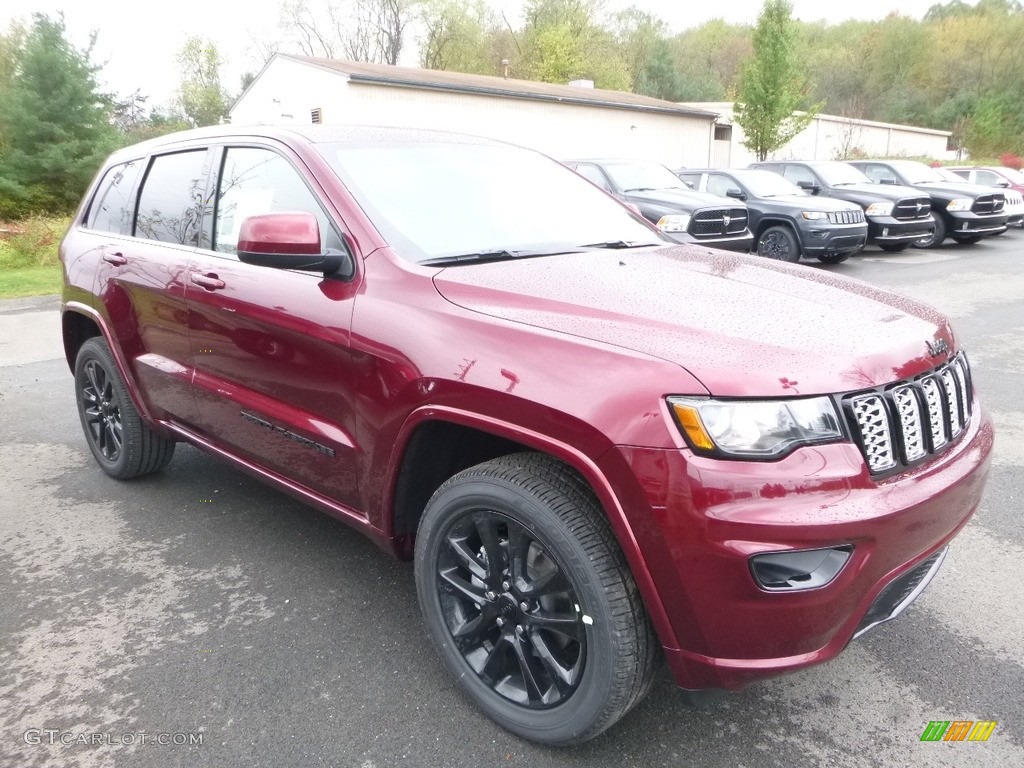 Velvet Red Pearl 2018 Jeep Grand Cherokee Altitude 4x4 Exterior Photo #123259067