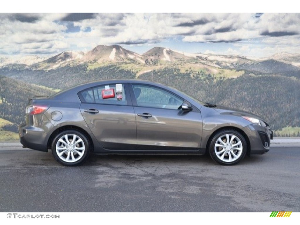 2010 MAZDA3 s Sport 4 Door - Metropolitan Gray Mica / Black photo #2
