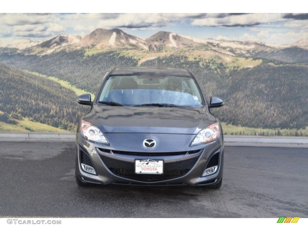 2010 MAZDA3 s Sport 4 Door - Metropolitan Gray Mica / Black photo #4