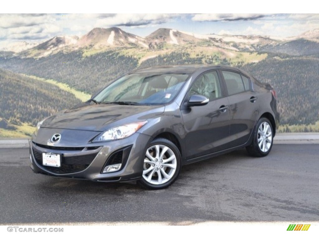 2010 MAZDA3 s Sport 4 Door - Metropolitan Gray Mica / Black photo #5