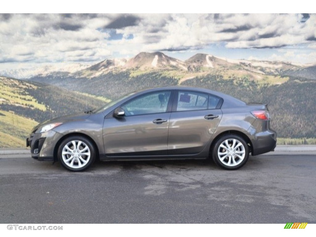 2010 MAZDA3 s Sport 4 Door - Metropolitan Gray Mica / Black photo #6