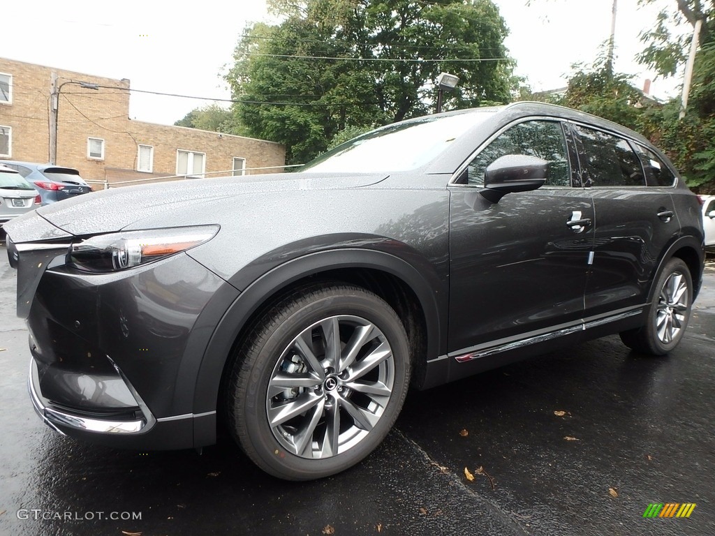 Machine Gray Metallic 2018 Mazda CX-9 Signature AWD Exterior Photo #123261858