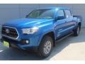 2017 Blazing Blue Pearl Toyota Tacoma SR5 Double Cab  photo #3