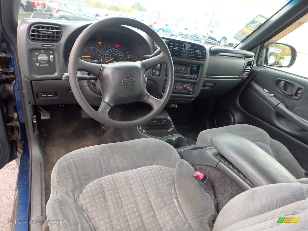2001 Blazer LS 4x4 - Indigo Blue Metallic / Graphite photo #10