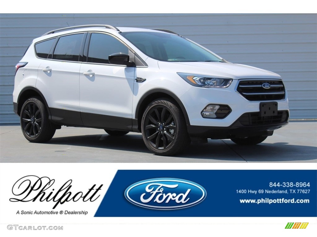 2017 Escape SE - Oxford White / Charcoal Black photo #1