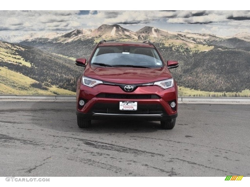 2018 RAV4 XLE AWD - Ruby Flare Pearl / Black photo #2