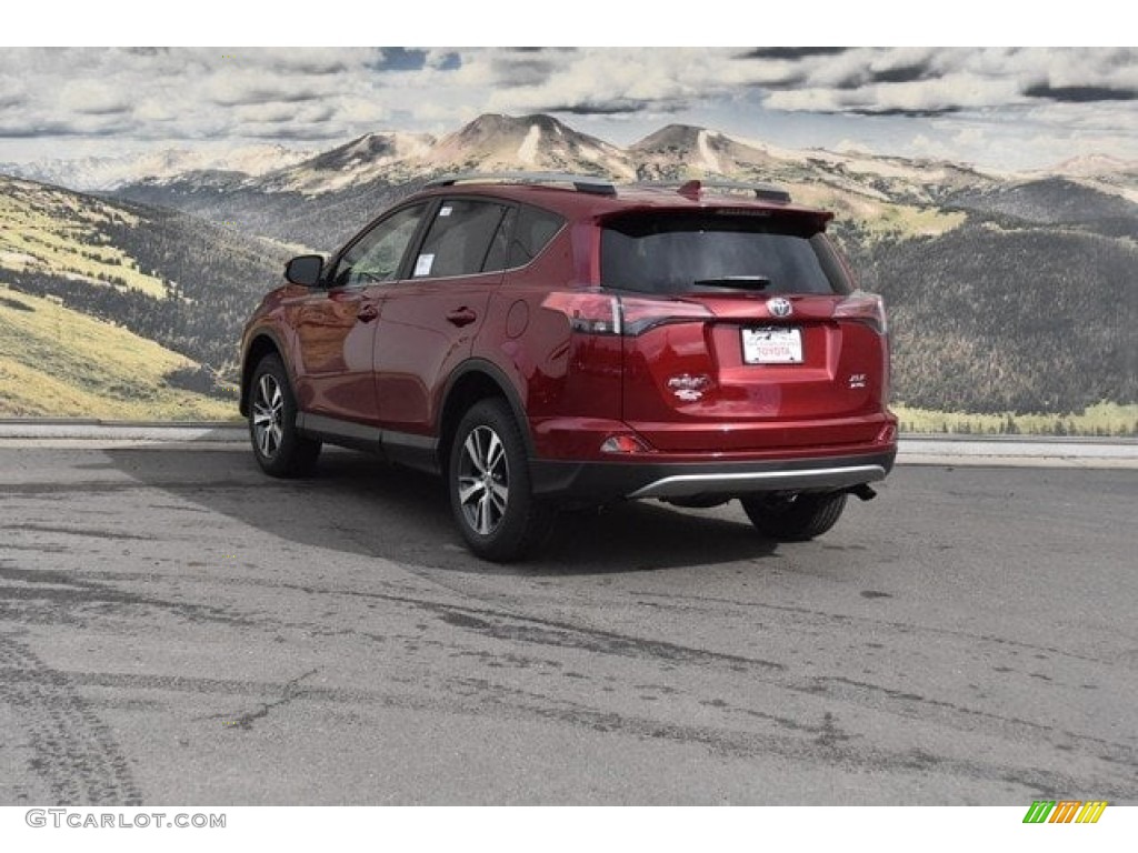 2018 RAV4 XLE AWD - Ruby Flare Pearl / Black photo #3