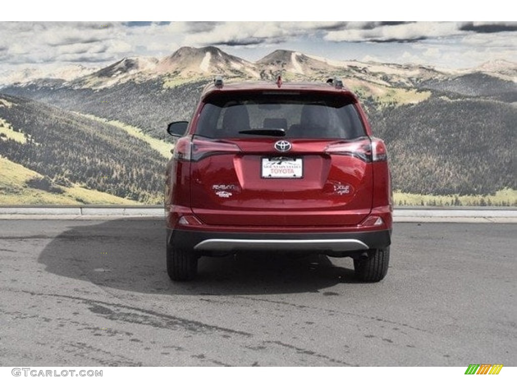 2018 RAV4 XLE AWD - Ruby Flare Pearl / Black photo #4
