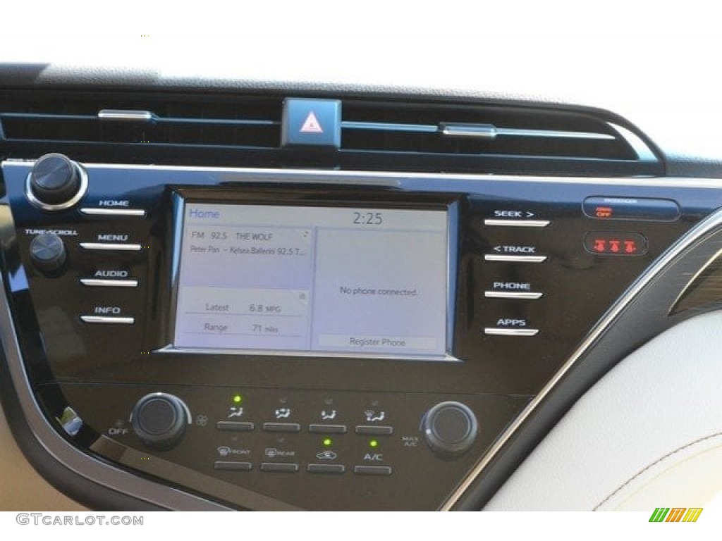 2018 Camry LE - Blue Crush Metallic / Ash photo #6