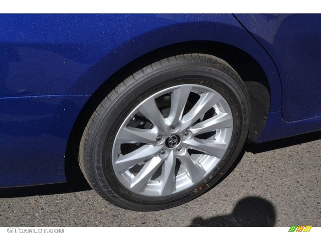 2018 Camry LE - Blue Crush Metallic / Ash photo #9