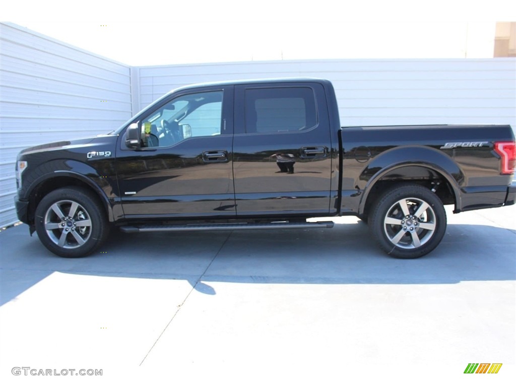 2017 F150 XLT SuperCrew - Shadow Black / Black photo #5