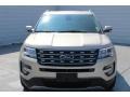 2017 White Gold Ford Explorer Limited  photo #2