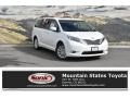 Blizzard White Pearl 2017 Toyota Sienna Limited AWD