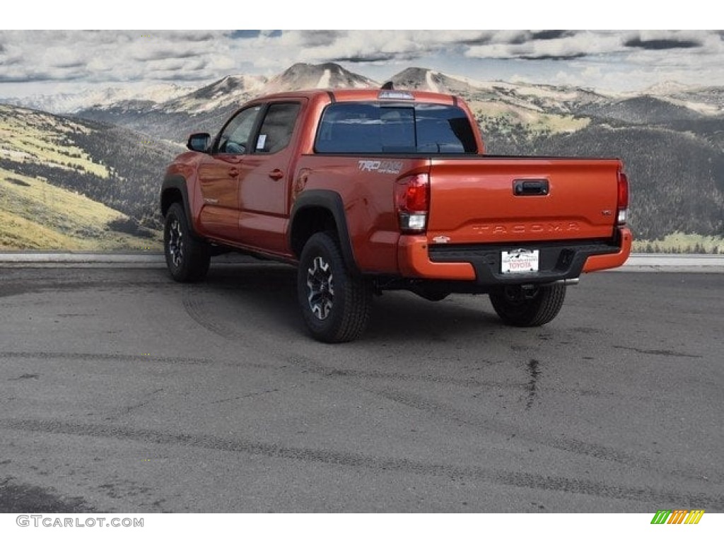 2017 Tacoma TRD Off Road Double Cab 4x4 - Inferno Orange / TRD Graphite photo #3