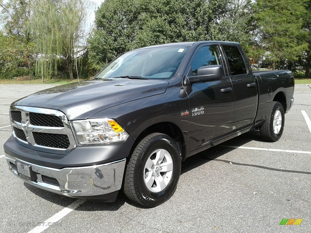 2018 1500 Tradesman Quad Cab - Granite Crystal Metallic / Black/Diesel Gray photo #2