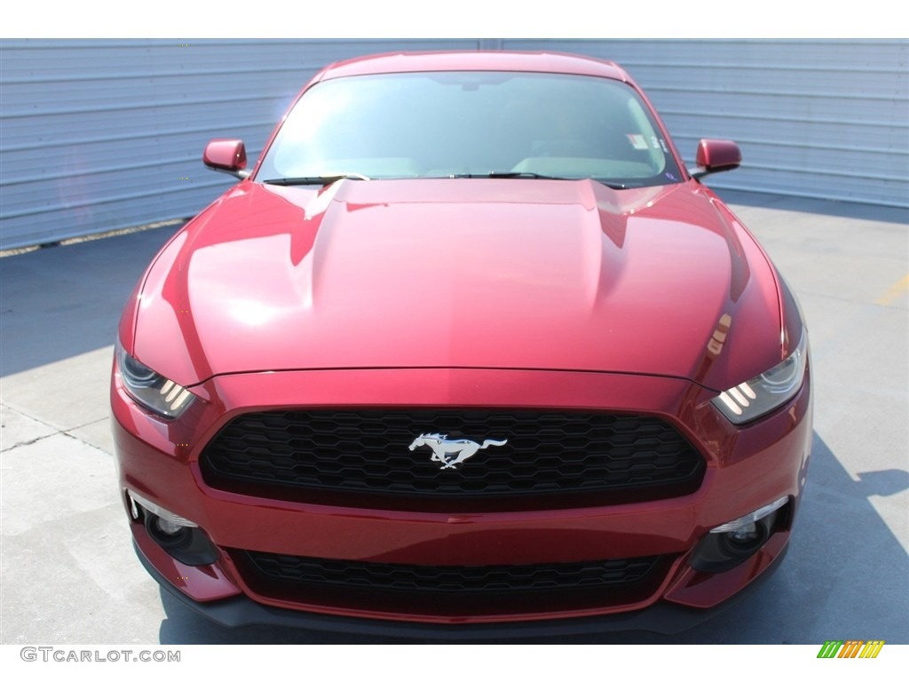 2017 Mustang Ecoboost Coupe - Ruby Red / Ebony photo #2