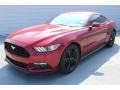 2017 Ruby Red Ford Mustang Ecoboost Coupe  photo #3