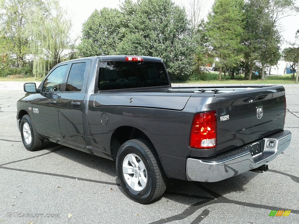 2018 1500 Tradesman Quad Cab - Granite Crystal Metallic / Black/Diesel Gray photo #8