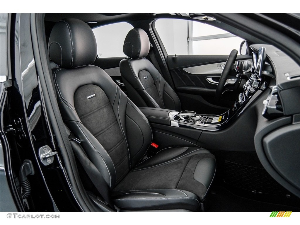 Black Interior 2018 Mercedes-Benz C 63 AMG Sedan Photo #123270345
