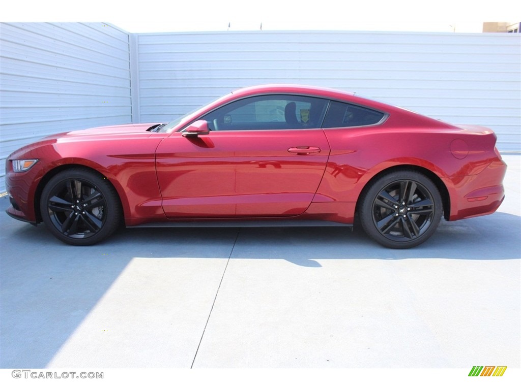 2017 Mustang Ecoboost Coupe - Ruby Red / Ebony photo #5
