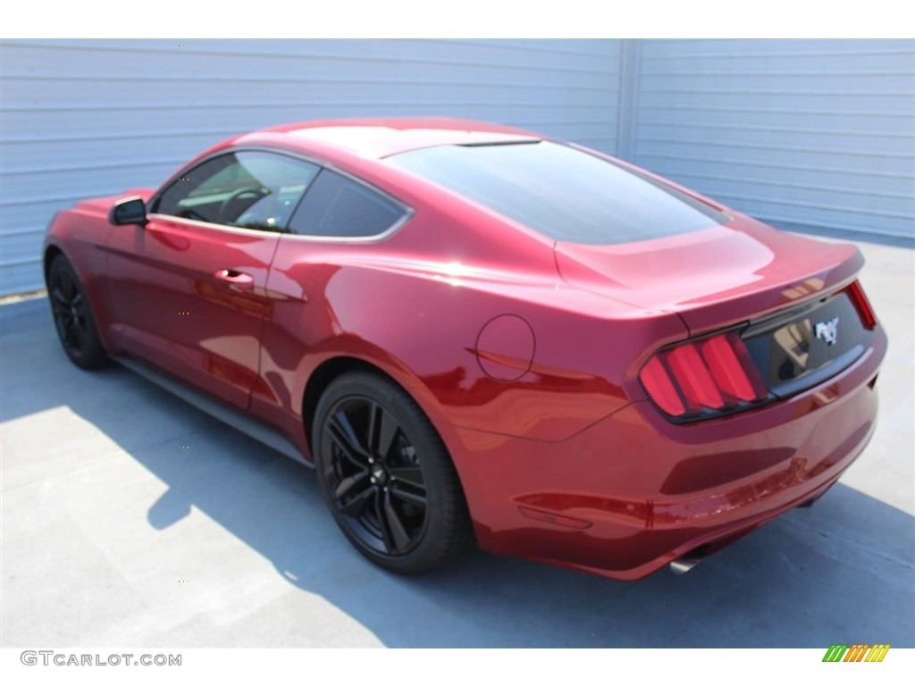 2017 Mustang Ecoboost Coupe - Ruby Red / Ebony photo #6