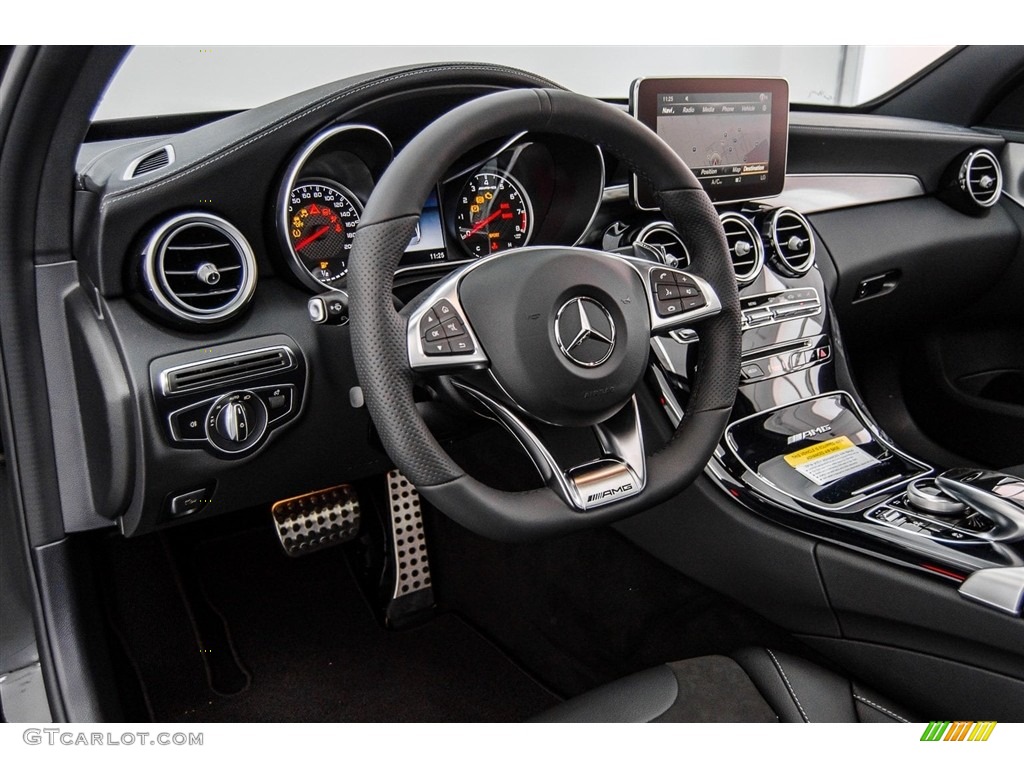2018 Mercedes-Benz C 63 AMG Sedan Black Dashboard Photo #123270450