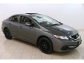 Polished Metal Metallic 2013 Honda Civic EX Sedan
