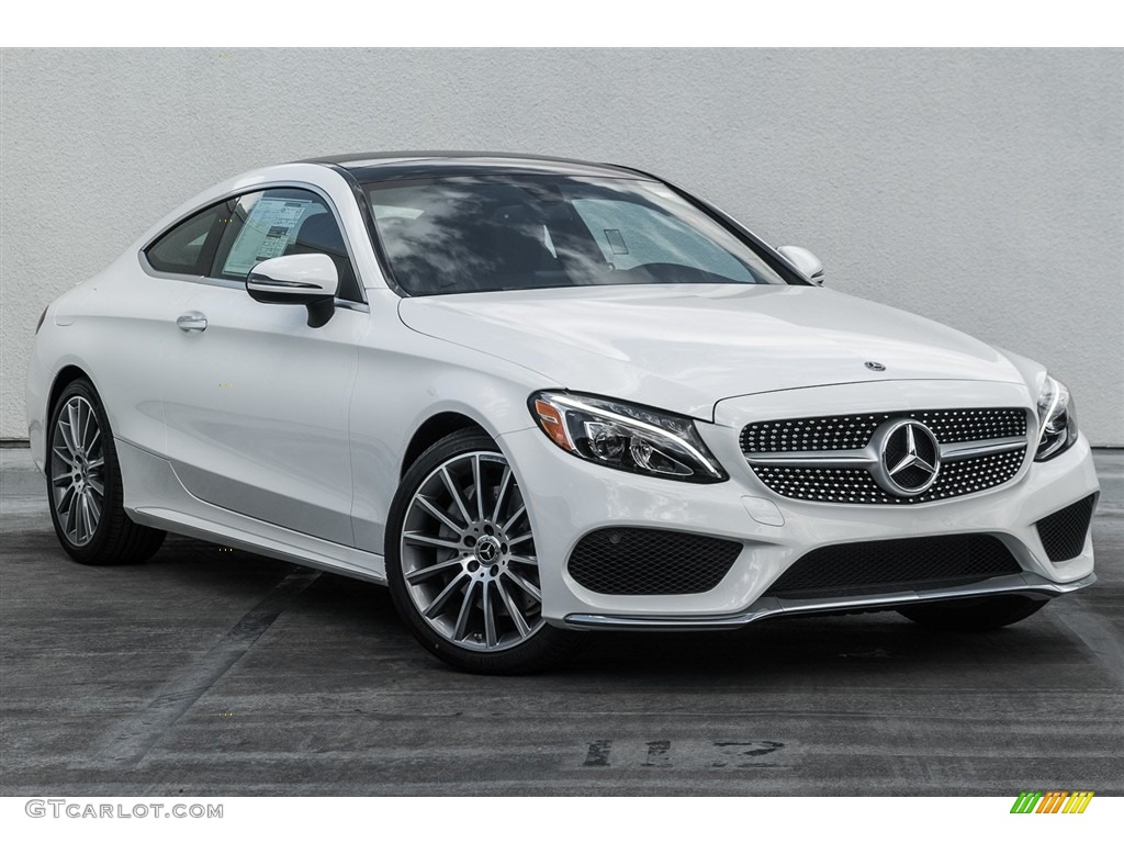 Polar White 2018 Mercedes-Benz C 300 Coupe Exterior Photo #123271260