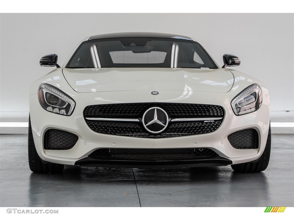 designo Diamond White Metallic 2017 Mercedes-Benz AMG GT S Coupe Exterior Photo #123272631