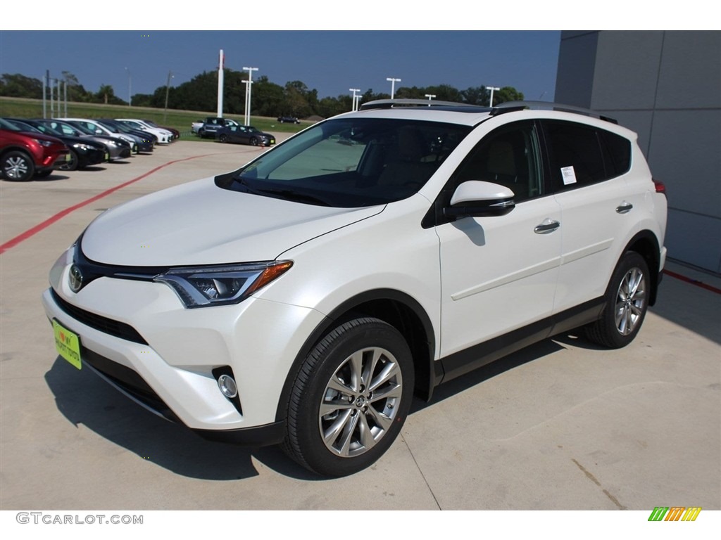 Blizzard White Pearl 2018 Toyota RAV4 Limited Exterior Photo #123273057