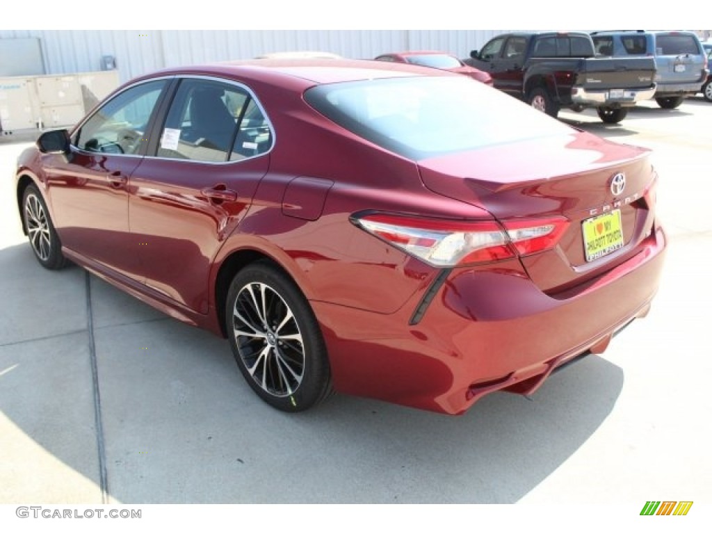 2018 Camry SE - Ruby Flare Pearl / Black photo #5