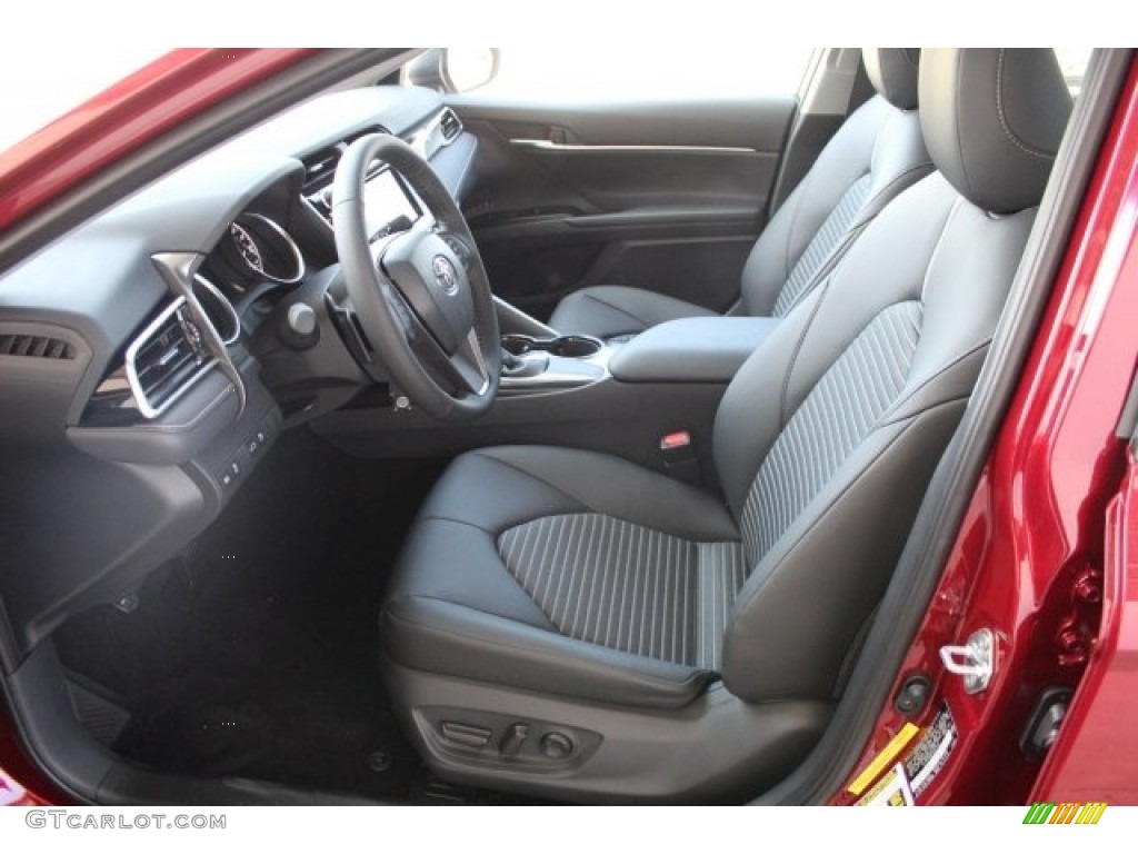 2018 Camry SE - Ruby Flare Pearl / Black photo #10