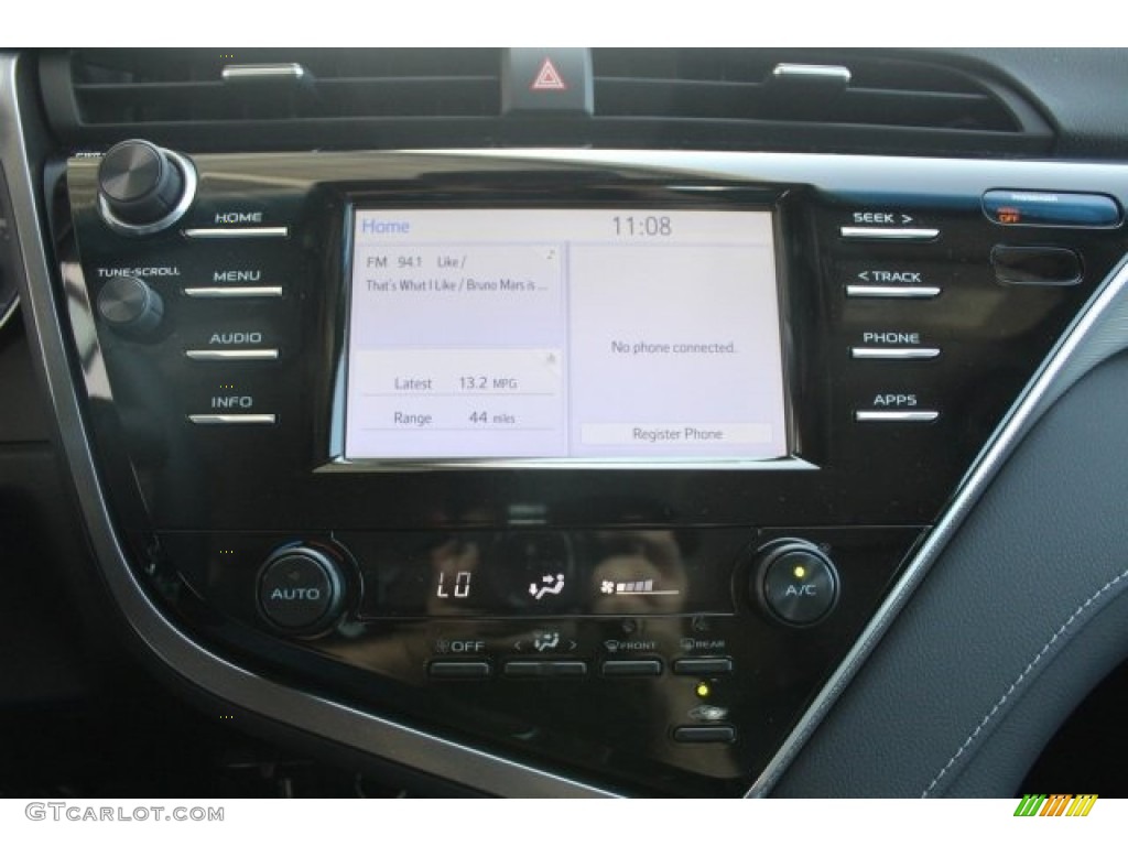 2018 Camry SE - Ruby Flare Pearl / Black photo #12