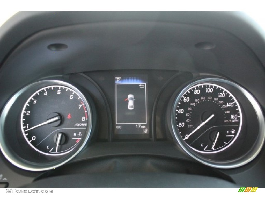 2018 Camry SE - Ruby Flare Pearl / Black photo #16