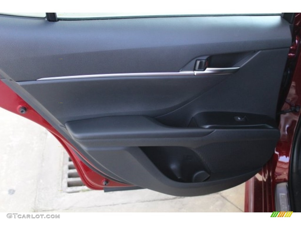 2018 Camry SE - Ruby Flare Pearl / Black photo #17