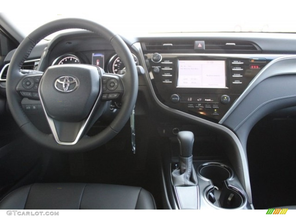 2018 Camry SE - Ruby Flare Pearl / Black photo #19