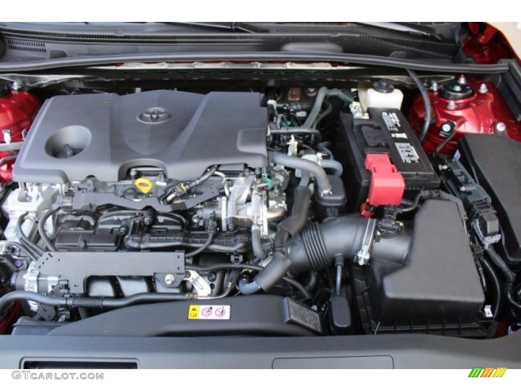 2018 Camry SE - Ruby Flare Pearl / Black photo #22